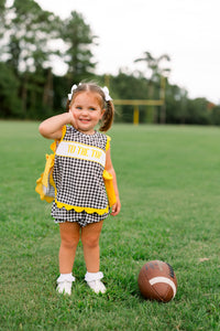 Girls Smocked Game Day Classics Bubble Bloomer Short Set