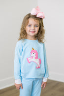 PRE ORDER Girls Floral Unicorn Jogger Set | ETA to LBS: DECEMBER