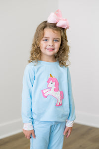 PRE ORDER Girls Floral Unicorn Jogger Set | ETA to LBS: DECEMBER
