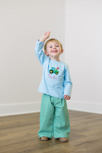PRE ORDER Boys French Knot Sweetheart Tractor Pant Set | ETA to LBS: DECEMBER