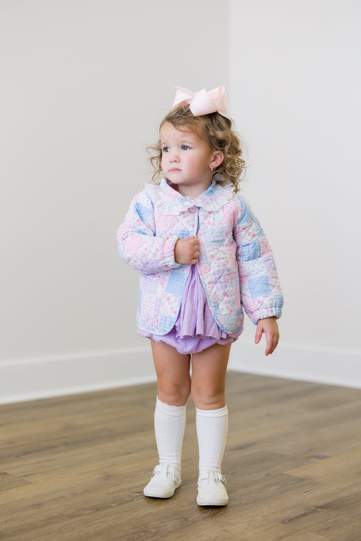 PRE ORDER Girls Patchwork Garden Quilted Winter Coat | ETA to LBS: DECEMBER