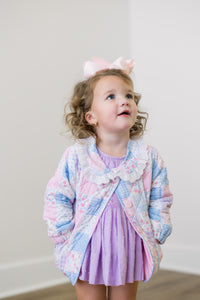 PRE ORDER Girls Patchwork Garden Quilted Winter Coat | ETA to LBS: DECEMBER