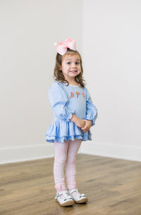 PRE ORDER Girls French Knot Little Buckaroos Legging Set | ETA to LBS: DECEMBER