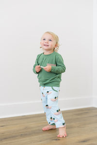 PRE ORDER Boys French Knot Gingham Mallards Jogger Set | ETA to LBS: DECEMBER