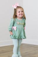 PRE ORDER Girls French Knot Duck, Duck, Goose Legging Set | ETA to LBS: DECEMBER