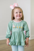 PRE ORDER Girls French Knot Duck, Duck, Goose Legging Set | ETA to LBS: DECEMBER