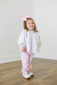 PRE ORDER Girls Smocked Sweethearts Bubble Pant Set | ETA to LBS: DECEMBER
