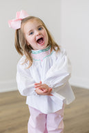 PRE ORDER Girls Smocked Sweethearts Bubble Pant Set | ETA to LBS: DECEMBER