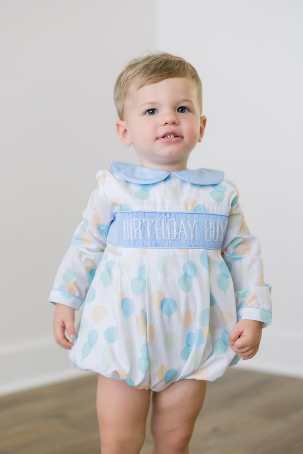 PRE ORDER Boys Custom Smock Birthday Boy Pant Set | ETA to LBS: DECEMBER