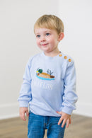 PRE ORDER Boys Crocheted Mallard Sweater | ETA to LBS: DECEMBER