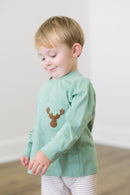 PRE ORDER Boys Custom Smock Pullover and French Knot Deer Jogger Set | ETA to LBS: DECEMBER