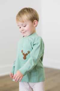 PRE ORDER Boys Custom Smock Pullover and French Knot Deer Jogger Set | ETA to LBS: DECEMBER