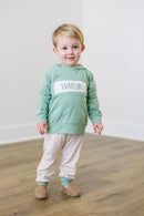 PRE ORDER Boys Custom Smock Pullover and French Knot Deer Jogger Set | ETA to LBS: DECEMBER