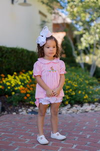 PRE ORDER Girls Smocked Hoppin’ Down the Bunny Trail Bloomer Set & Dress | ETA to LBS: FEBRUARY