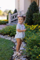PRE ORDER Girls Hand Embroidered Bunny Meadow Bubble | ETA to LBS: FEBRUARY
