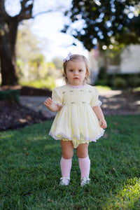 PRE ORDER Girls Smocked Sweet Grace Heirloom Bloomer Set & Dress | ETA to LBS: FEBRUARY