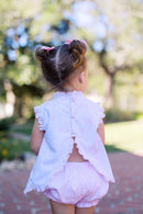 PRE ORDER Girls Bunny Trail Toile Bubble Bloomer Set | ETA to LBS:FEBRUARY
