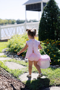 PRE ORDER Girls Bunny Trail Toile Bubble Bloomer Set | ETA to LBS:FEBRUARY