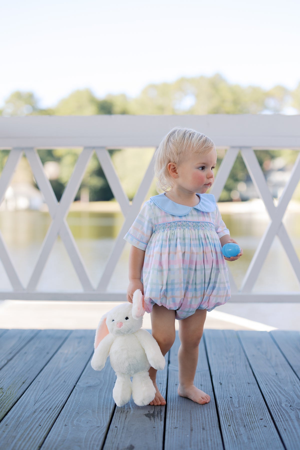 PRE ORDER Boys Smocked Simply Sweet Plaid Bubble | ETA to LBS: FEBRUARY