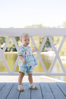 PRE ORDER Boys Smocked Here Comes Peter Cotton Tail Short Set | ETA to LBS: FEBRUARY
