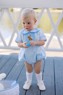 PRE ORDER Boys Smocked Hoppin’ Down the Bunny Trail Bubble | ETA to LBS: JANUARY