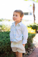 PRE ORDER Boys & Men’s Springtime Sunshine Plaid Button Down Polo | ETA to LBS: FEBRUARY