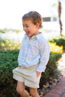 PRE ORDER Boys & Men’s Springtime Sunshine Plaid Button Down Polo | ETA to LBS: FEBRUARY