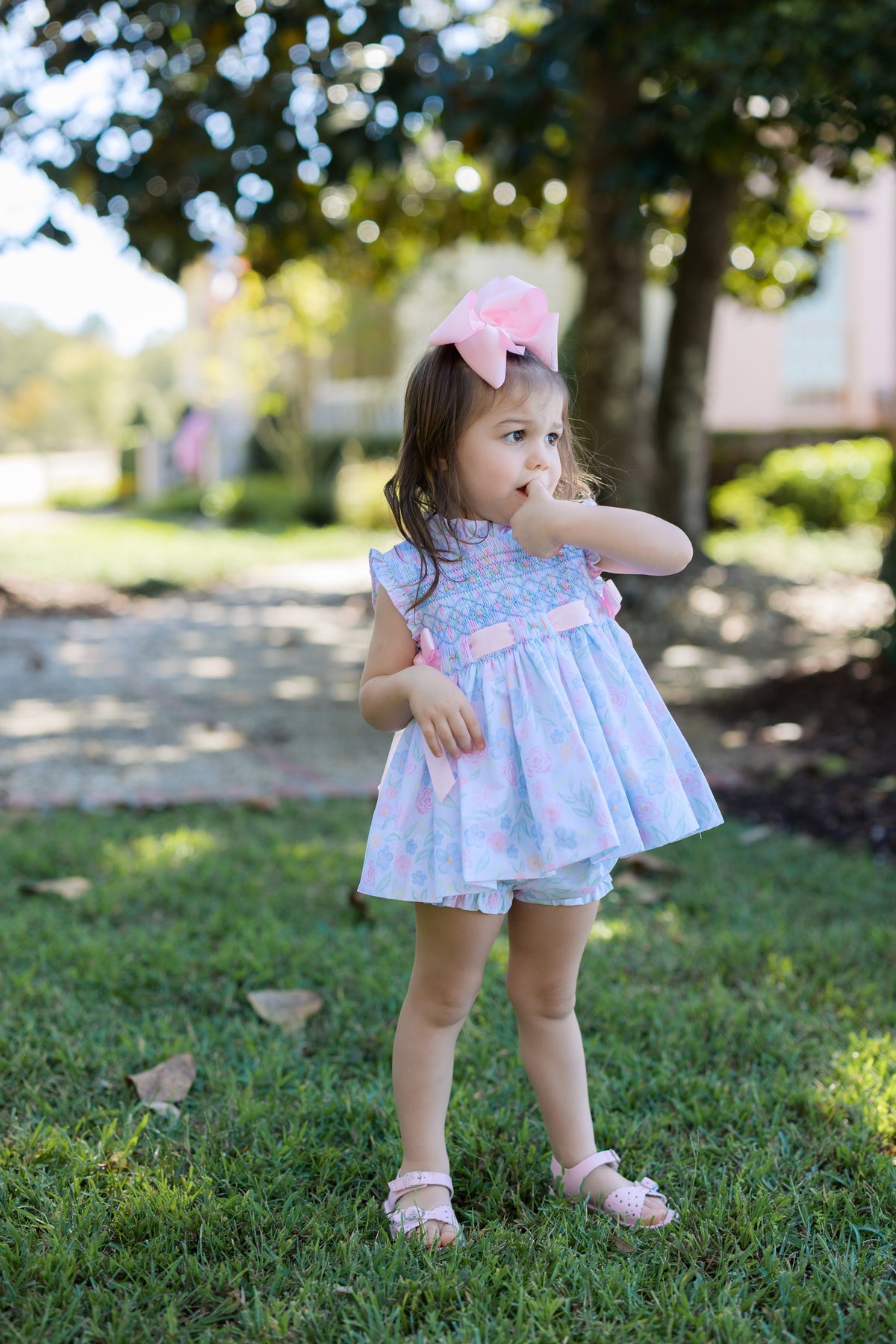 PRE ORDER Girls Smocked Simply Sweet Bloomer Set & Dress | ETA to LBS: JANUARY
