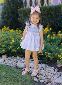 PRE ORDER Girls Smocked Simply Sweet Bloomer Set & Dress | ETA to LBS: JANUARY