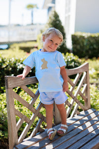 PRE ORDER Boys Appliqué Sweet Springtime Bunny Short Set | ETA to LBS: FEBRUARY